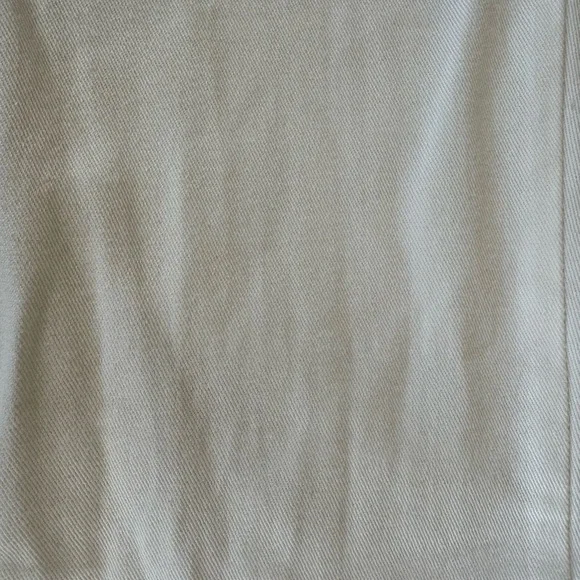 Urban Outfitters White Wide Leg Pants Zip Front Size 4 - Picture 5 of 7